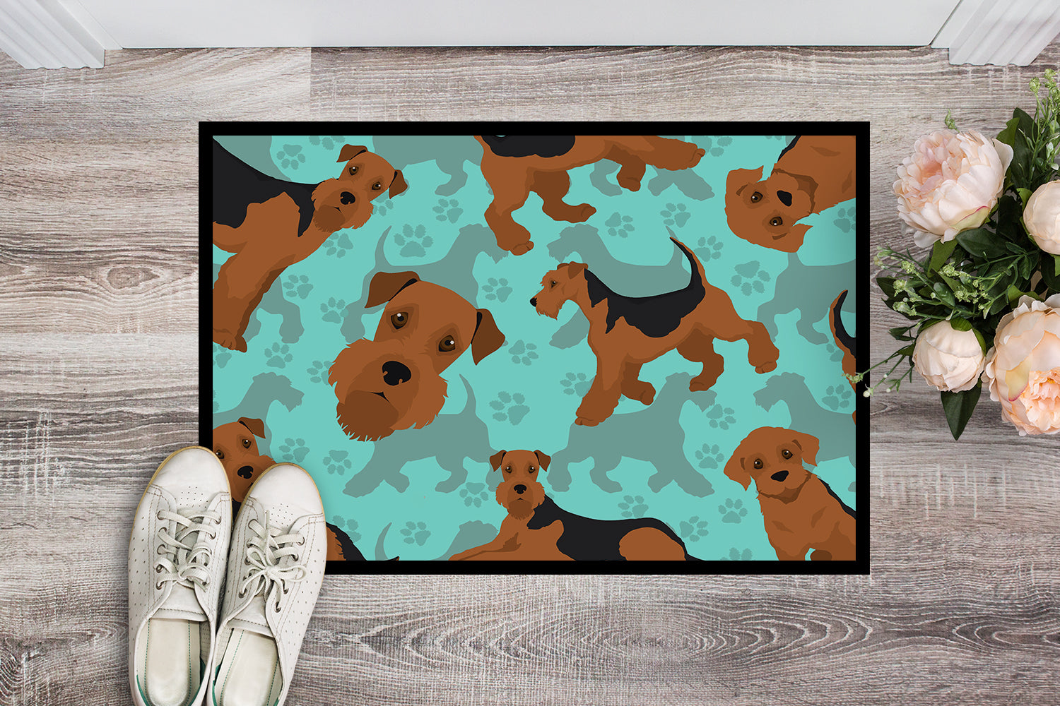 Airedale Terrier Indoor or Outdoor Mat 24x36 - the-store.com