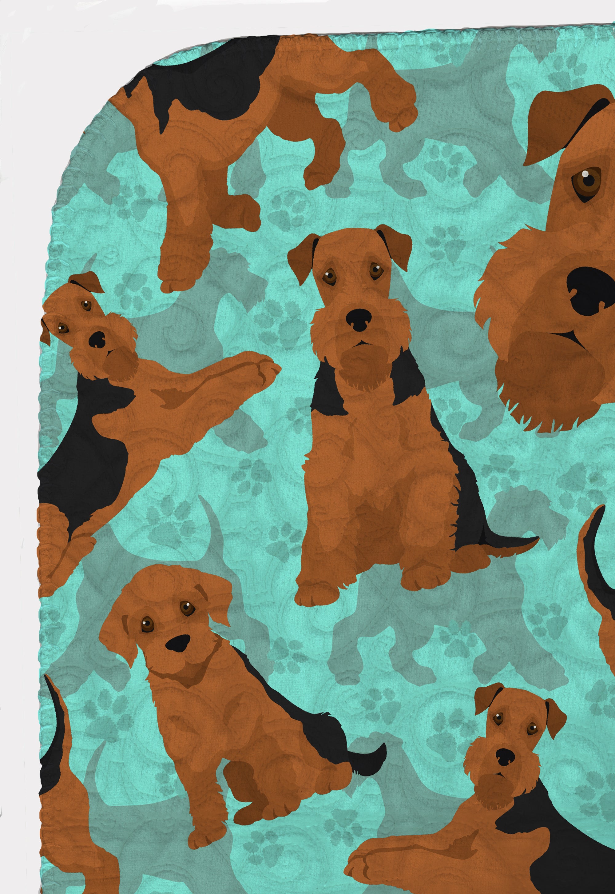 Airedale Terrier Quilted Blanket 50x60 - the-store.com