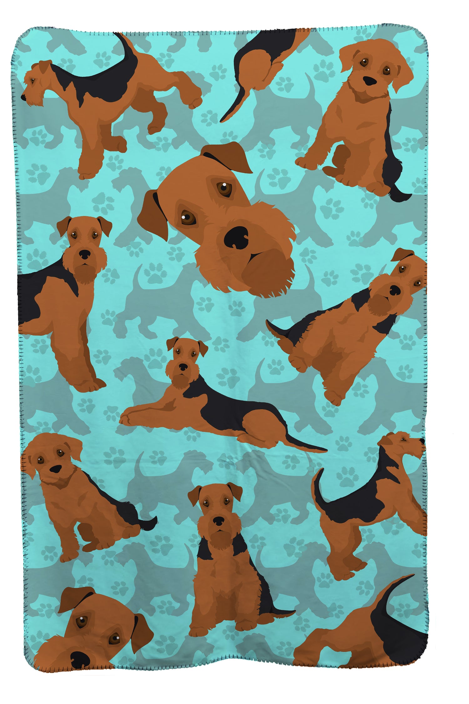 Buy this Airedale Terrier Soft Travel Blanket with Bag