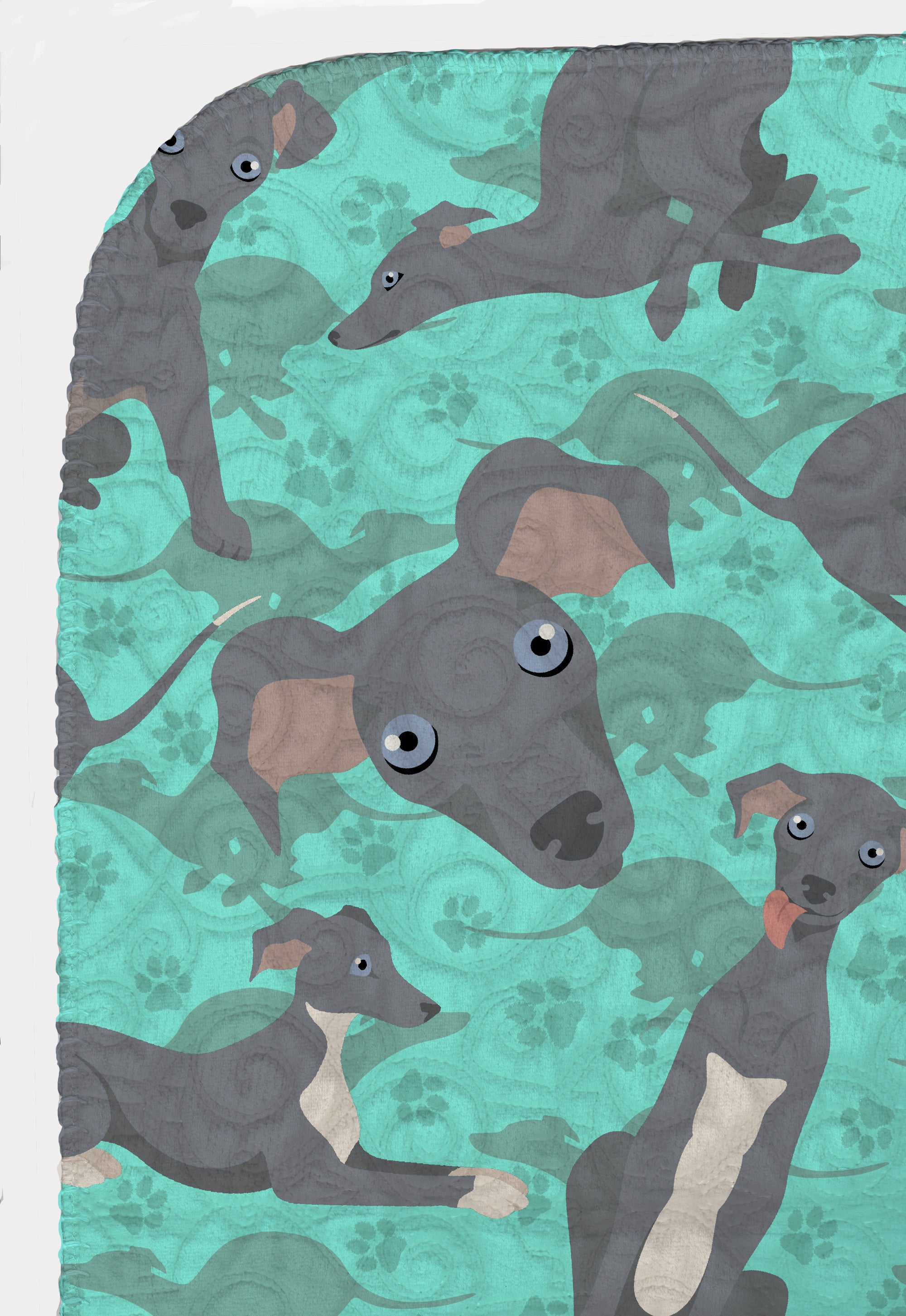 Italian Greyhound Quilted Blanket 50x60 - the-store.com