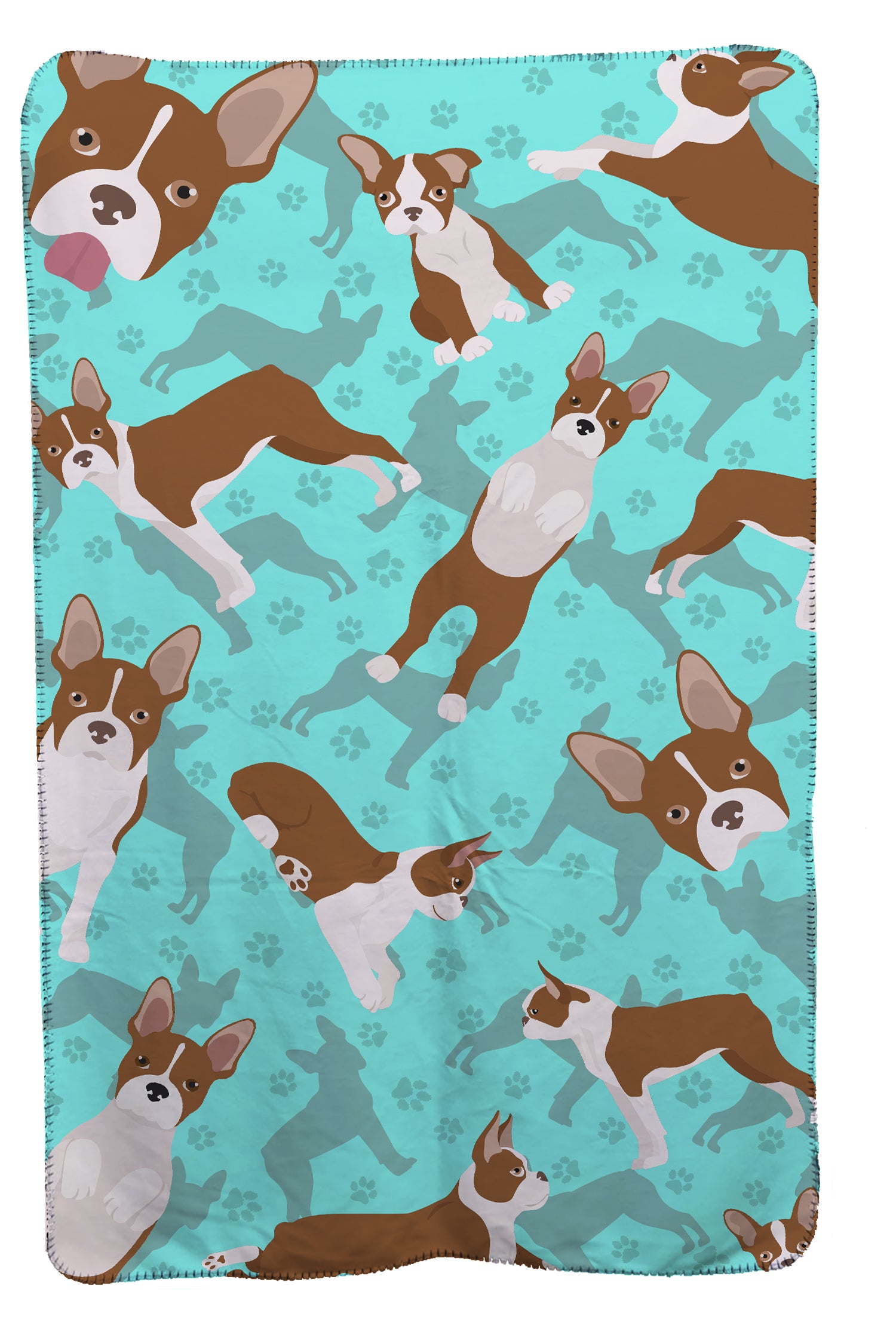 Buy this Red Boston Terrier Soft Travel Blanket with Bag