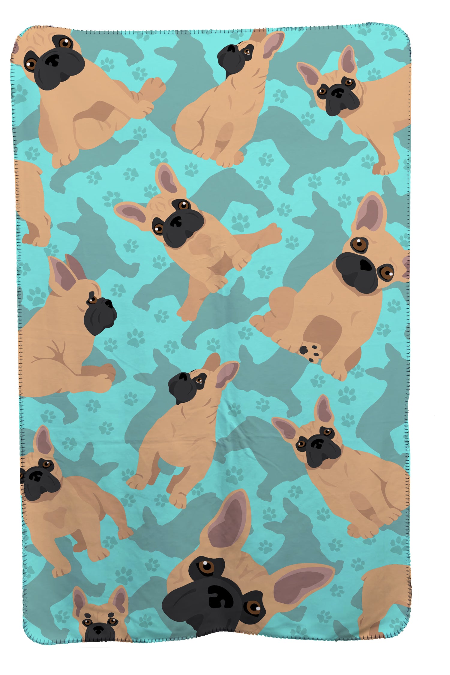 Buy this Fawn French Bulldog Soft Travel Blanket with Bag