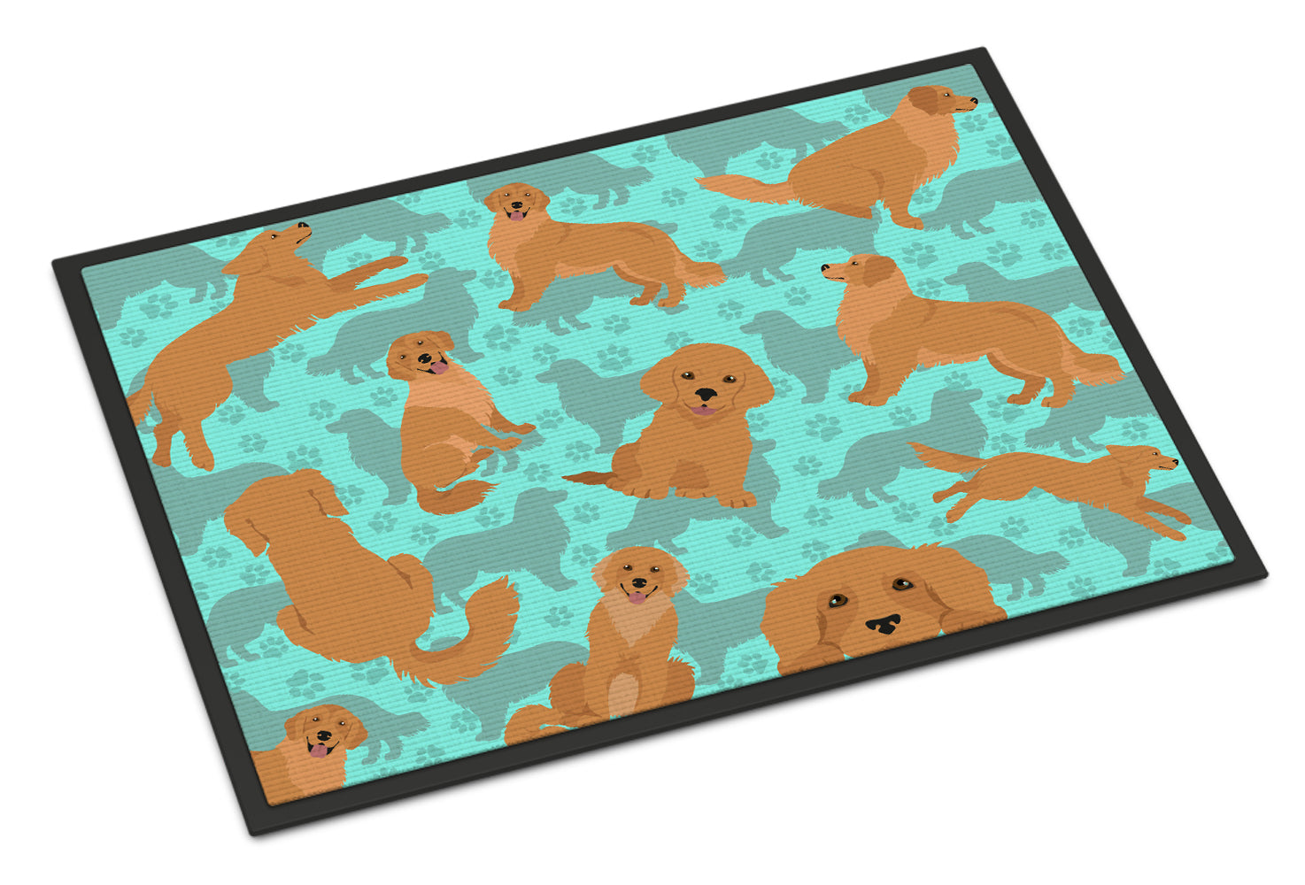 Caroline's Treasures Golden Retriever Doormat - 24x36 Decorative Floor Mat – Indoor/Outdoor Rug with Artistic Flair