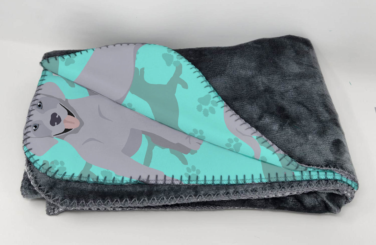 Buy this Silver Labrador Retriever Soft Travel Blanket with Bag