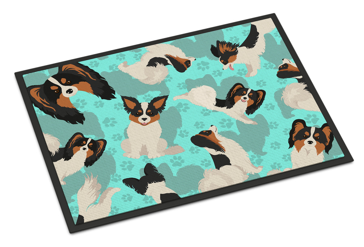 Buy this Tricolor Papillon Indoor or Outdoor Mat 24x36