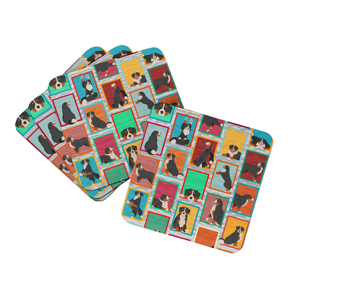 Buy this Lots of Bernese Mountain Dog Foam Coaster Set of 4