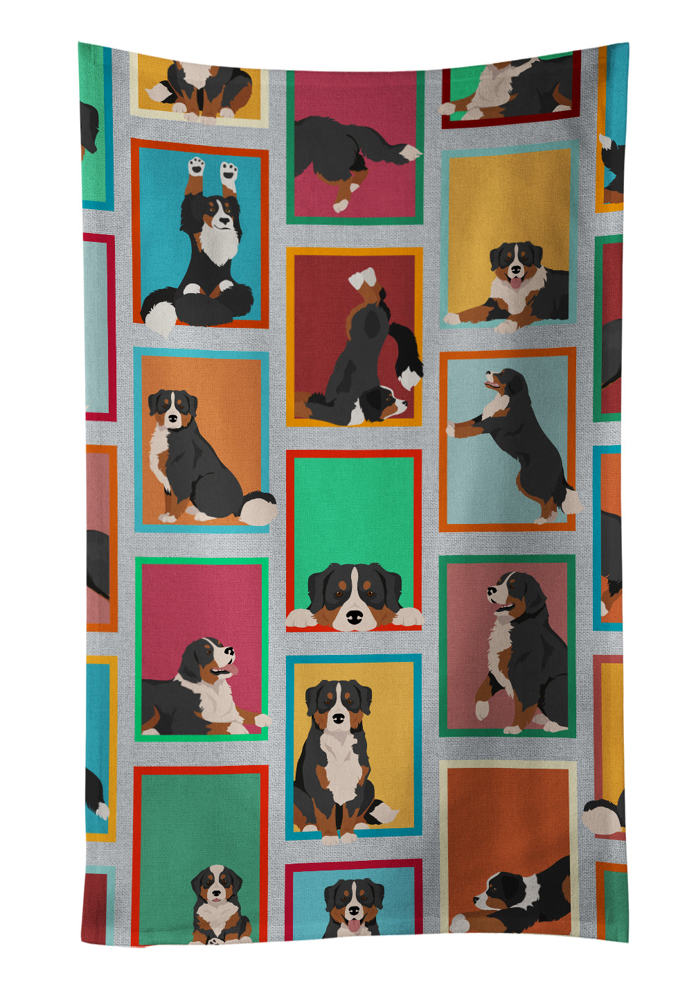 Buy this Lots of Bernese Mountain Dog Kitchen Towel