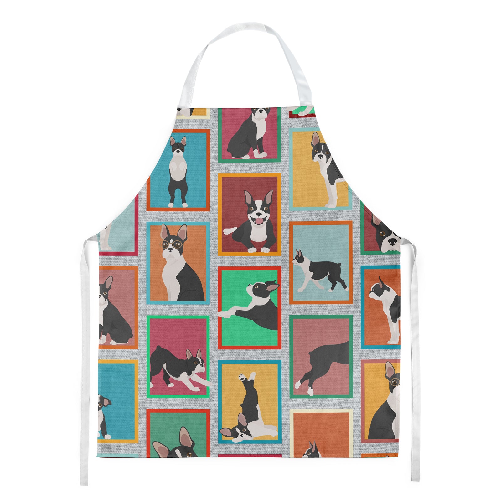 Lots of Boston Terrier Apron  the-store.com.