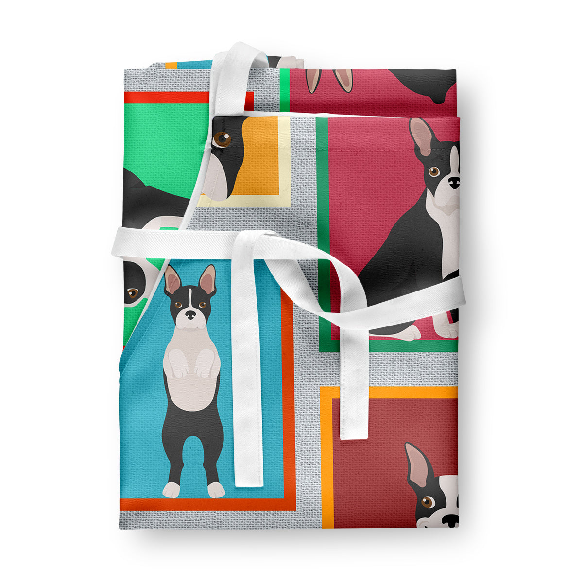 Lots of Boston Terrier Apron  the-store.com.