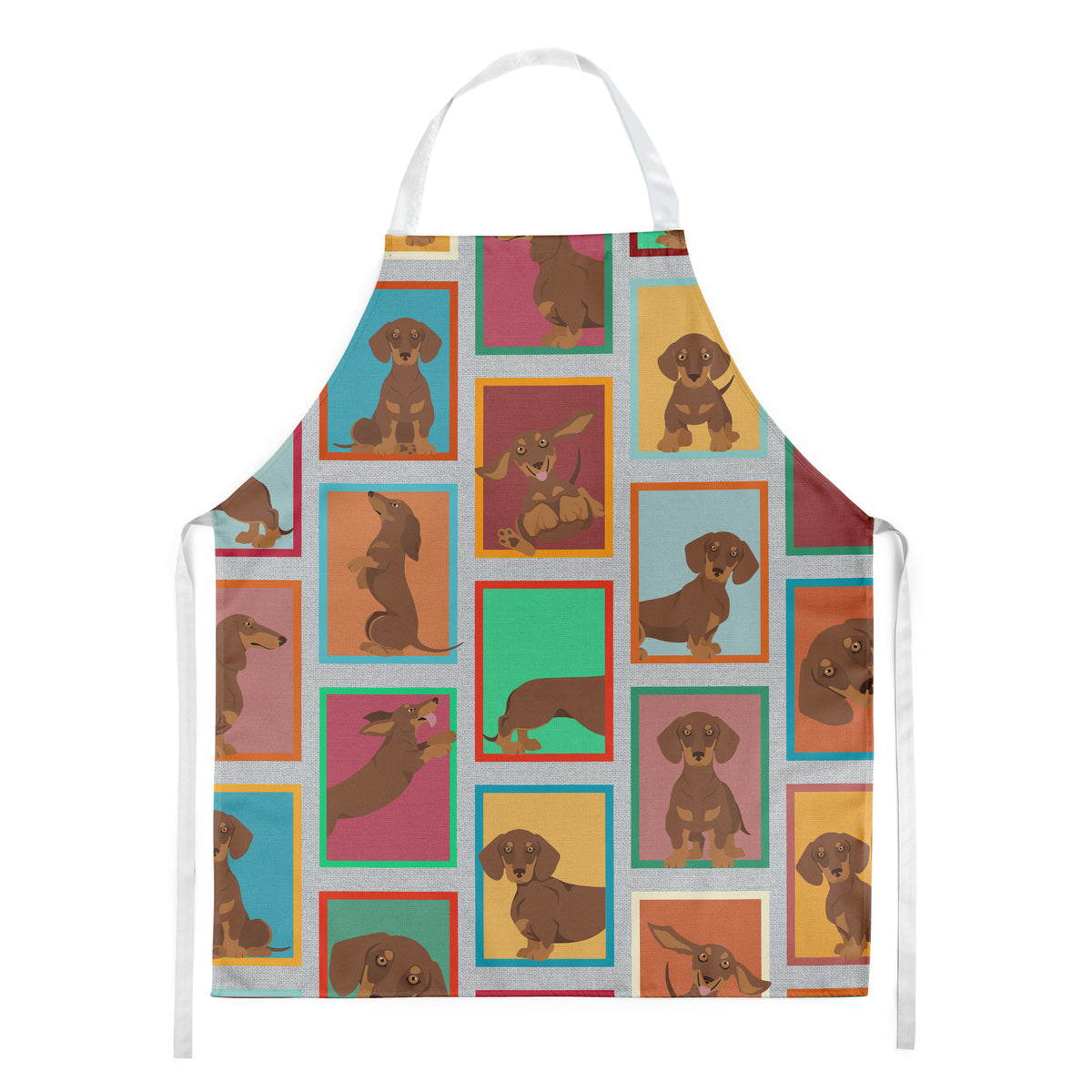 Lots of Chocolate and Tan Dachshund Apron