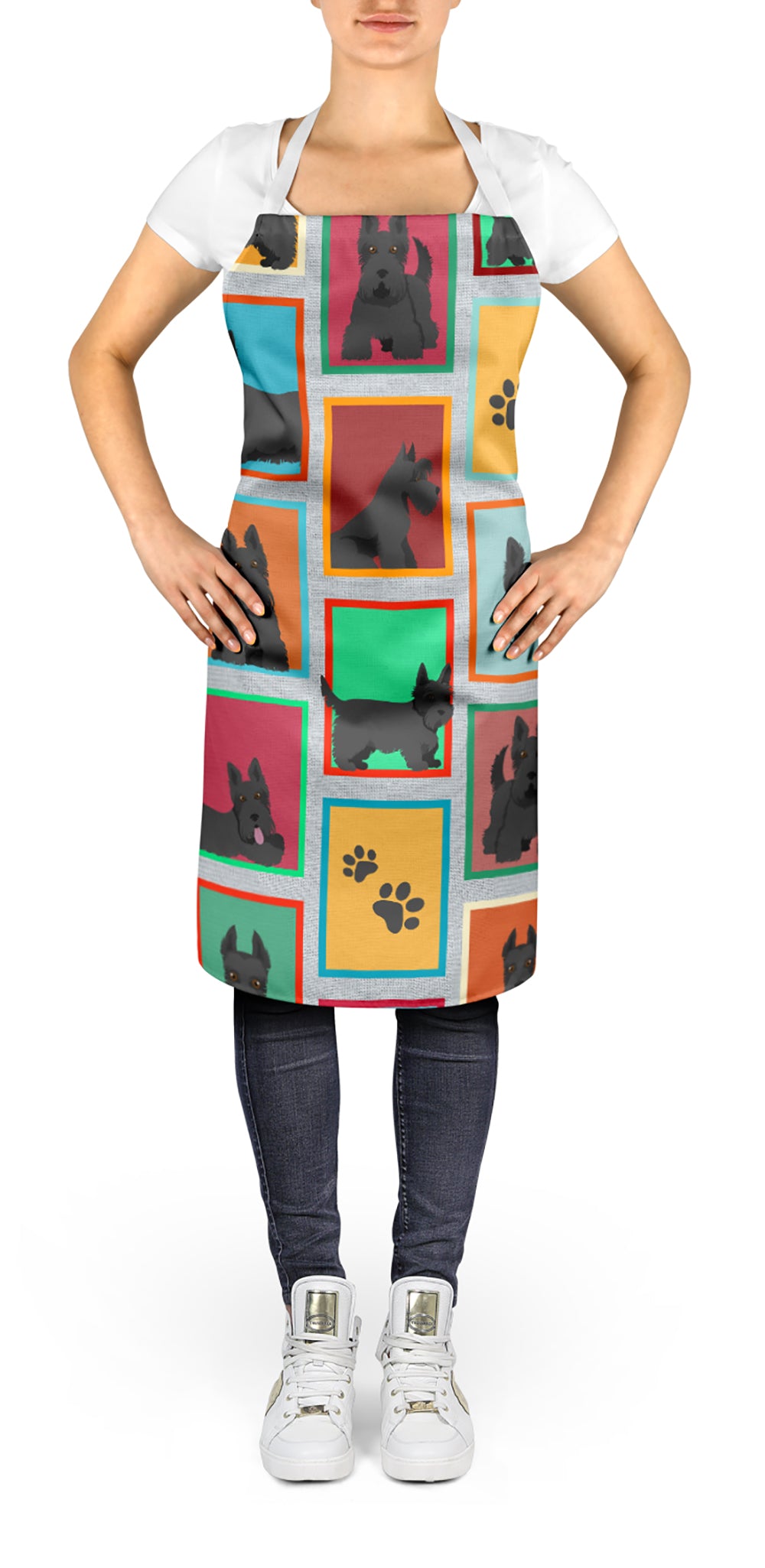 Lots of Scottish Terrier Apron  the-store.com.