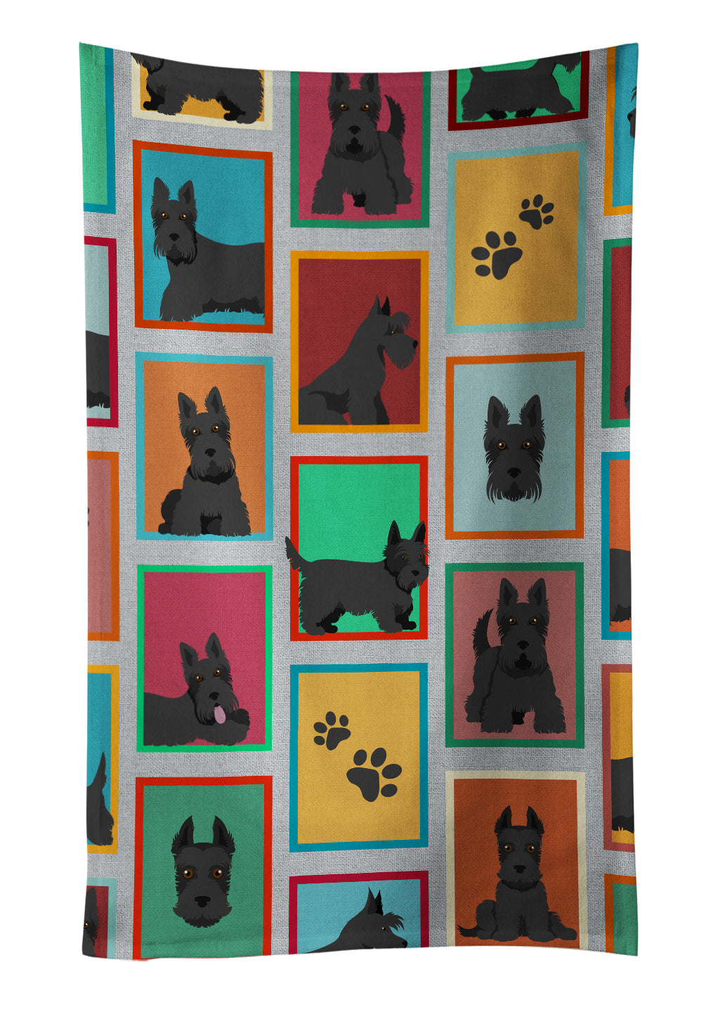 Buy this Lots of Scottish Terrier Kitchen Towel