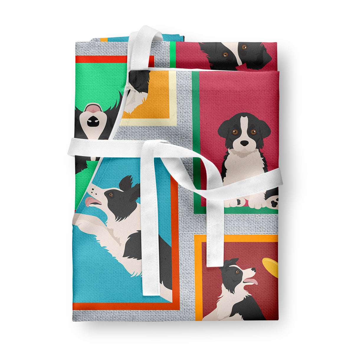 Lots of Border Collie Apron  the-store.com.