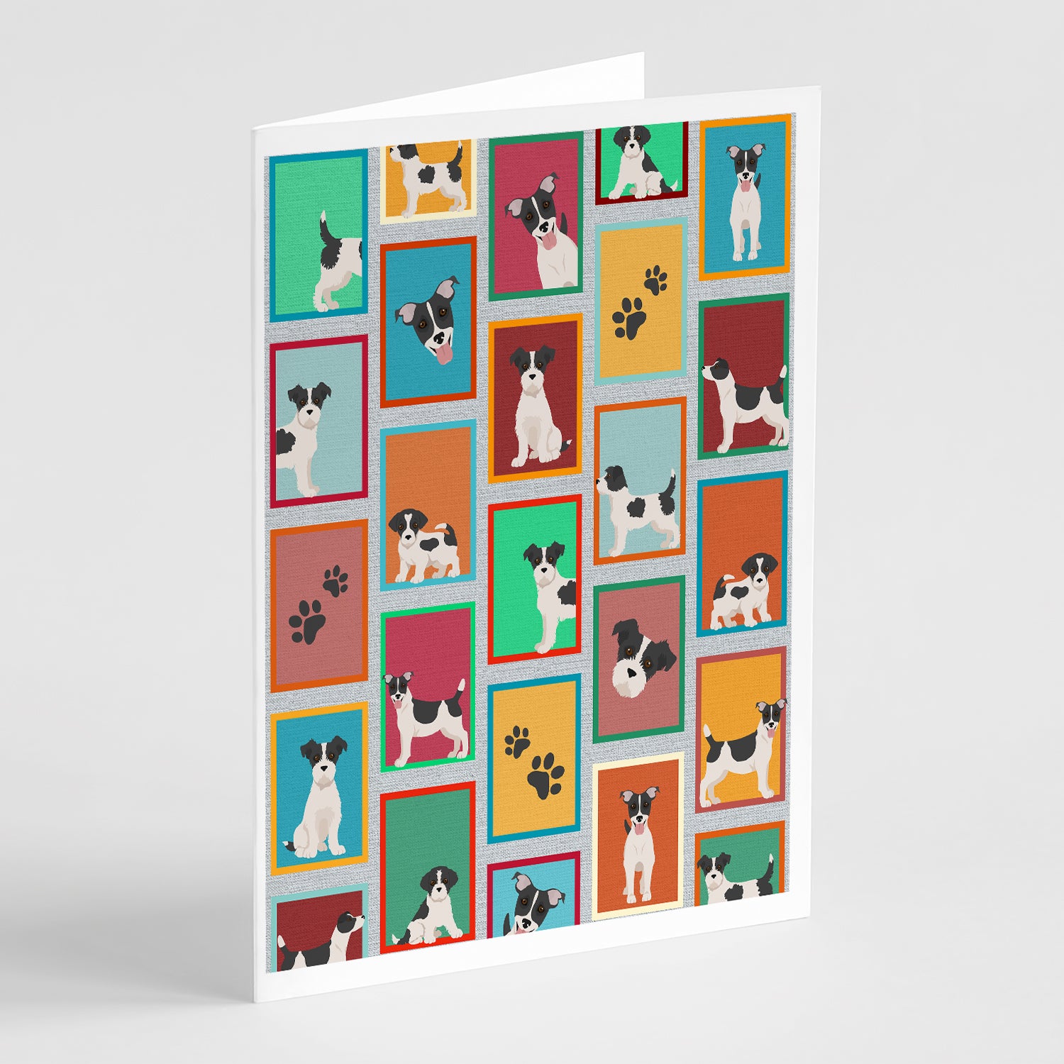 Buy this Lots of Jack Russell Terrier Greeting Cards and Envelopes Pack of 8