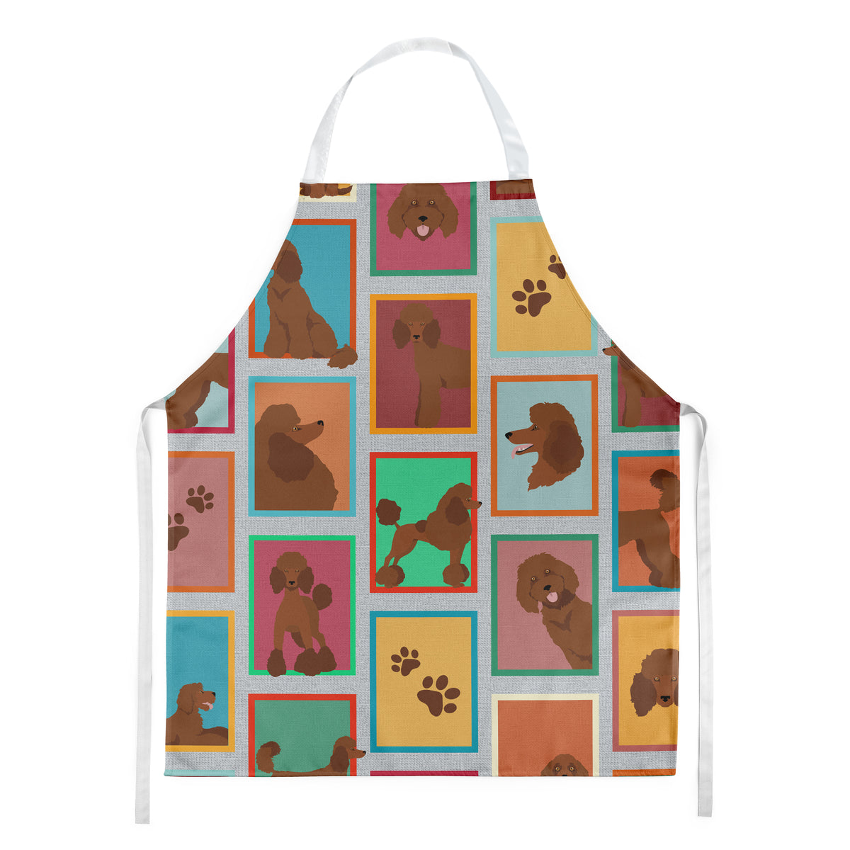 Lots of Chocolate Standard Poodle Apron