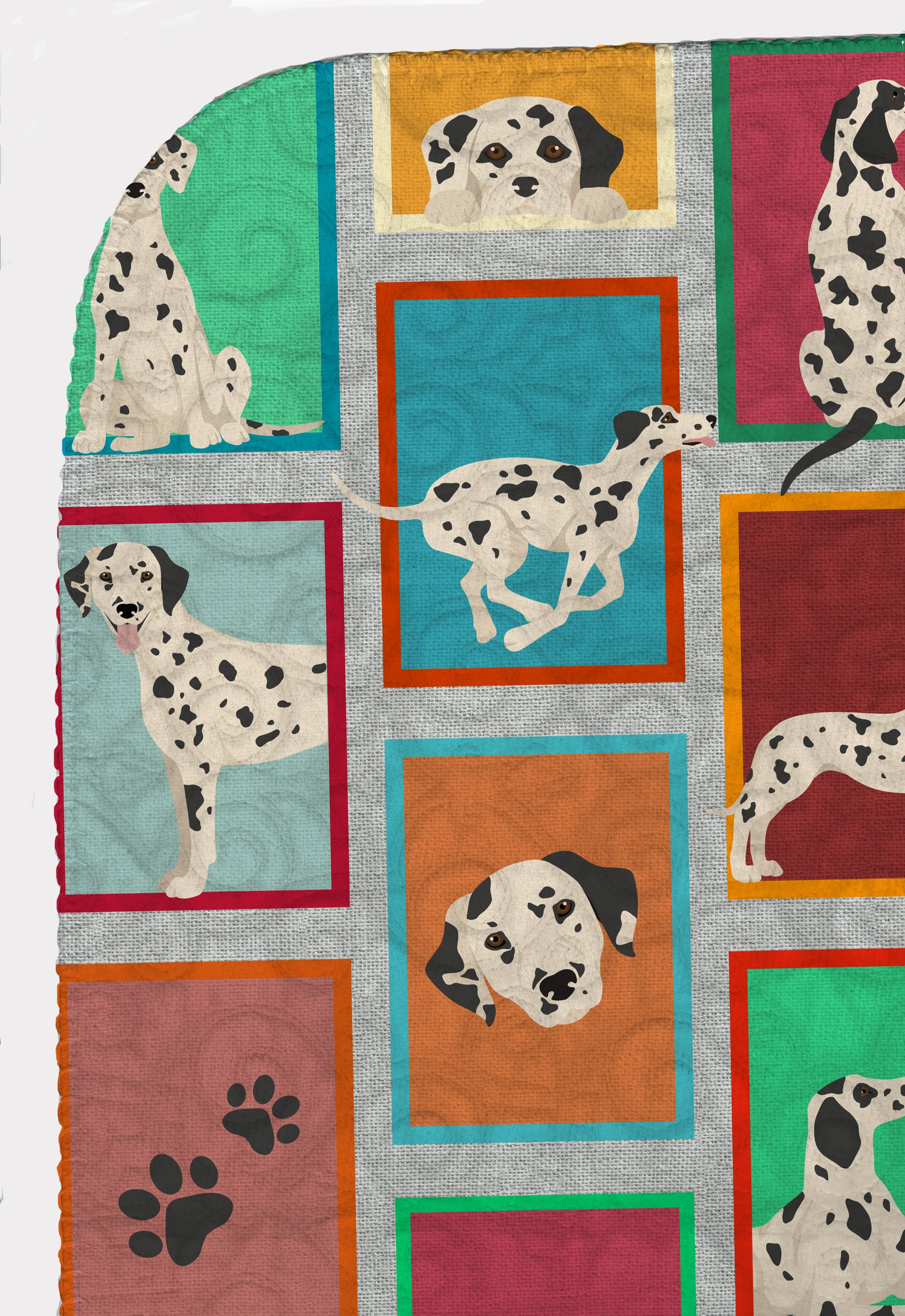 Lots of Dalmatian Quilted Blanket 50x60 - the-store.com