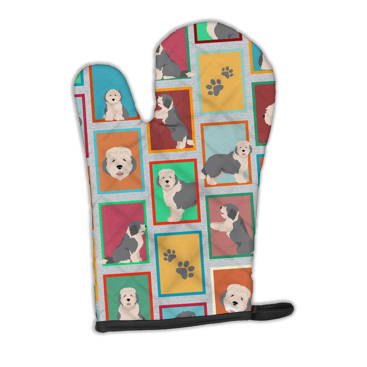 Lots of Old English Sheepdog Oven Mitt  the-store.com.