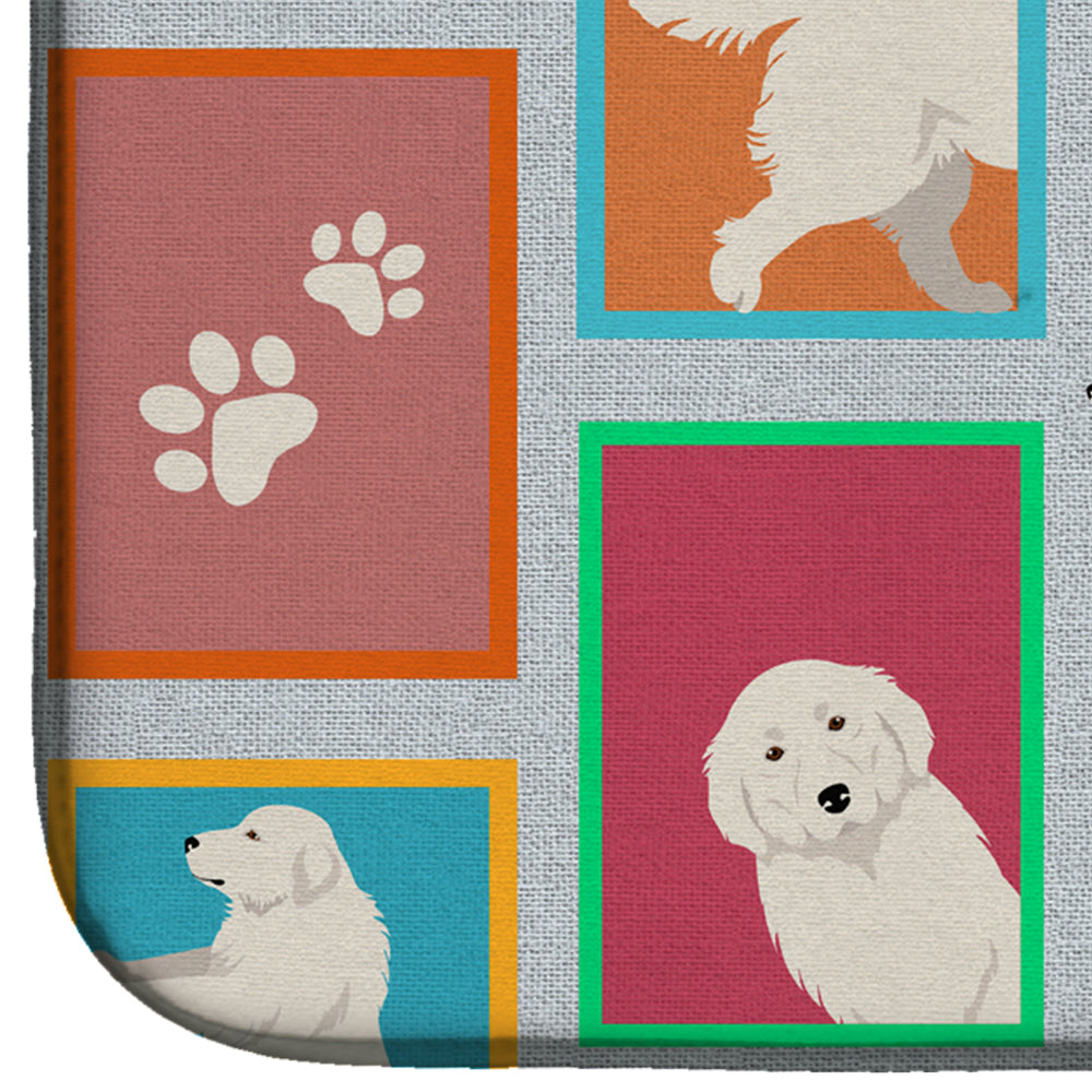 Lots of Great Pyrenees Dish Drying Mat  the-store.com.