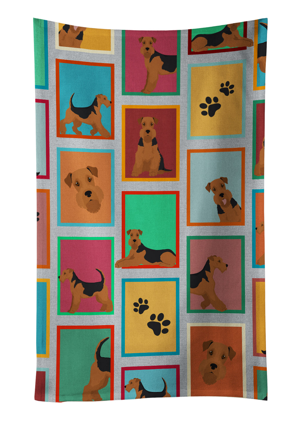 Buy this Lots of Airedale Terrier Kitchen Towel