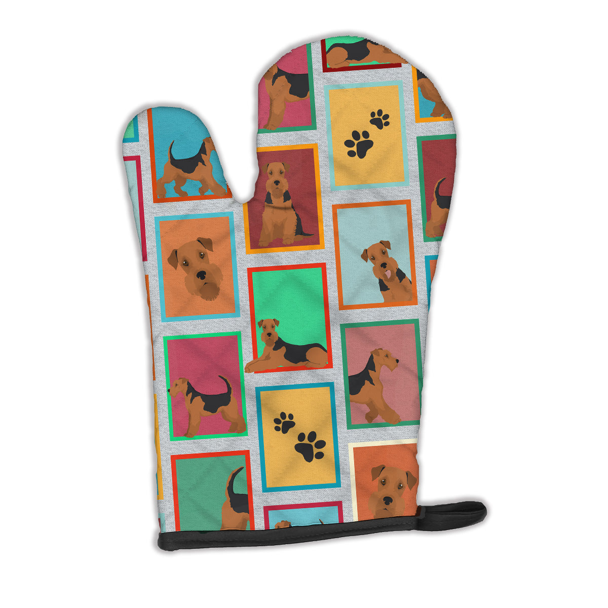 Lots of Airedale Terrier Oven Mitt  the-store.com.