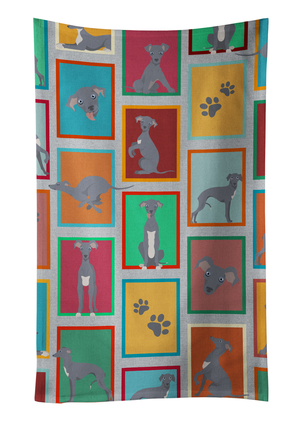Buy this Lots of Italian Greyhound Kitchen Towel