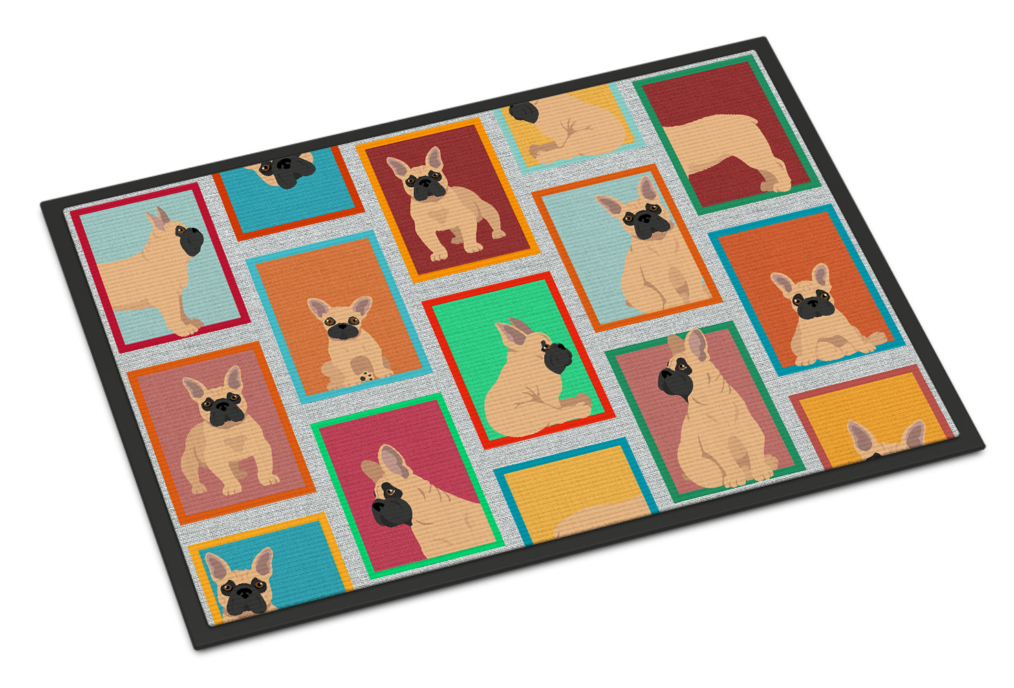 Buy this Lots of Fawn French Bulldog Indoor or Outdoor Mat 24x36