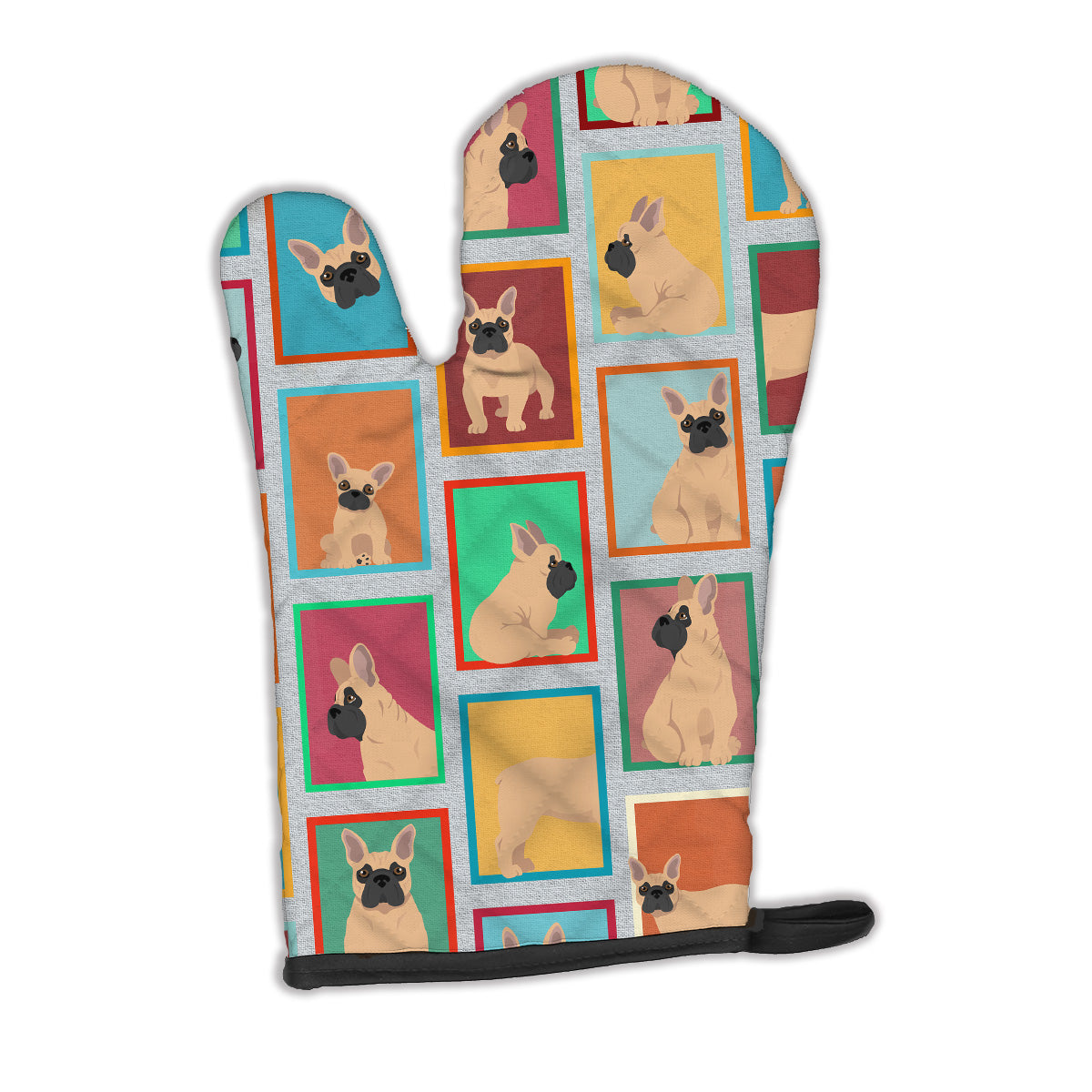 Lots of Fawn French Bulldog Oven Mitt