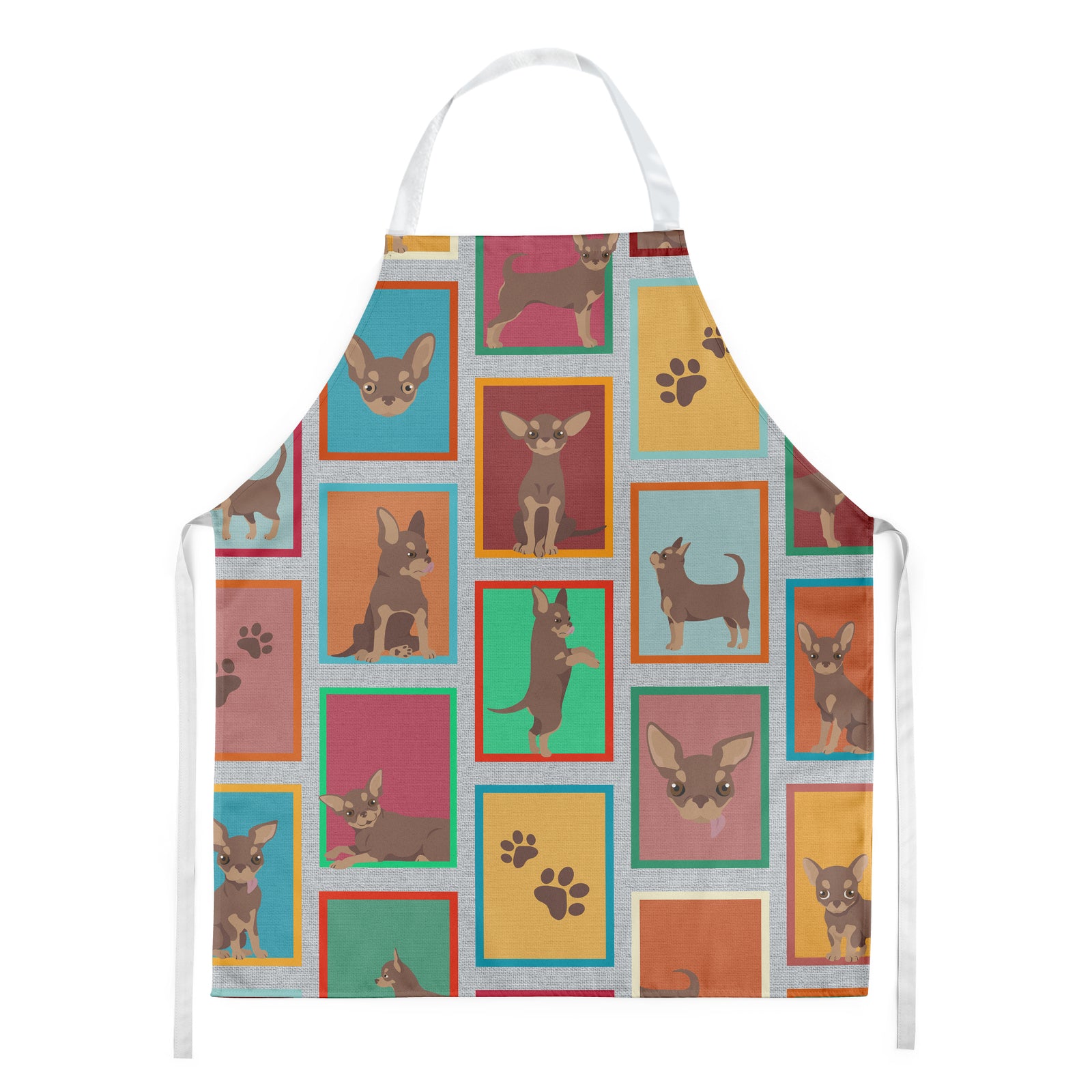 Lots of Chocolate Chihuahua Apron  the-store.com.