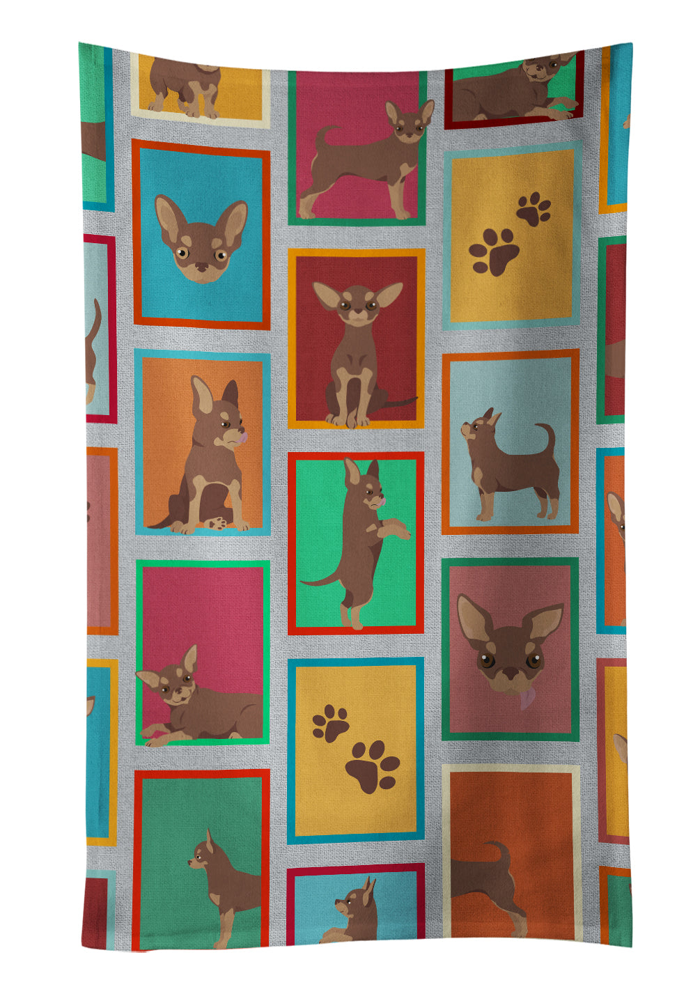 Buy this Lots of Chocolate Chihuahua Kitchen Towel