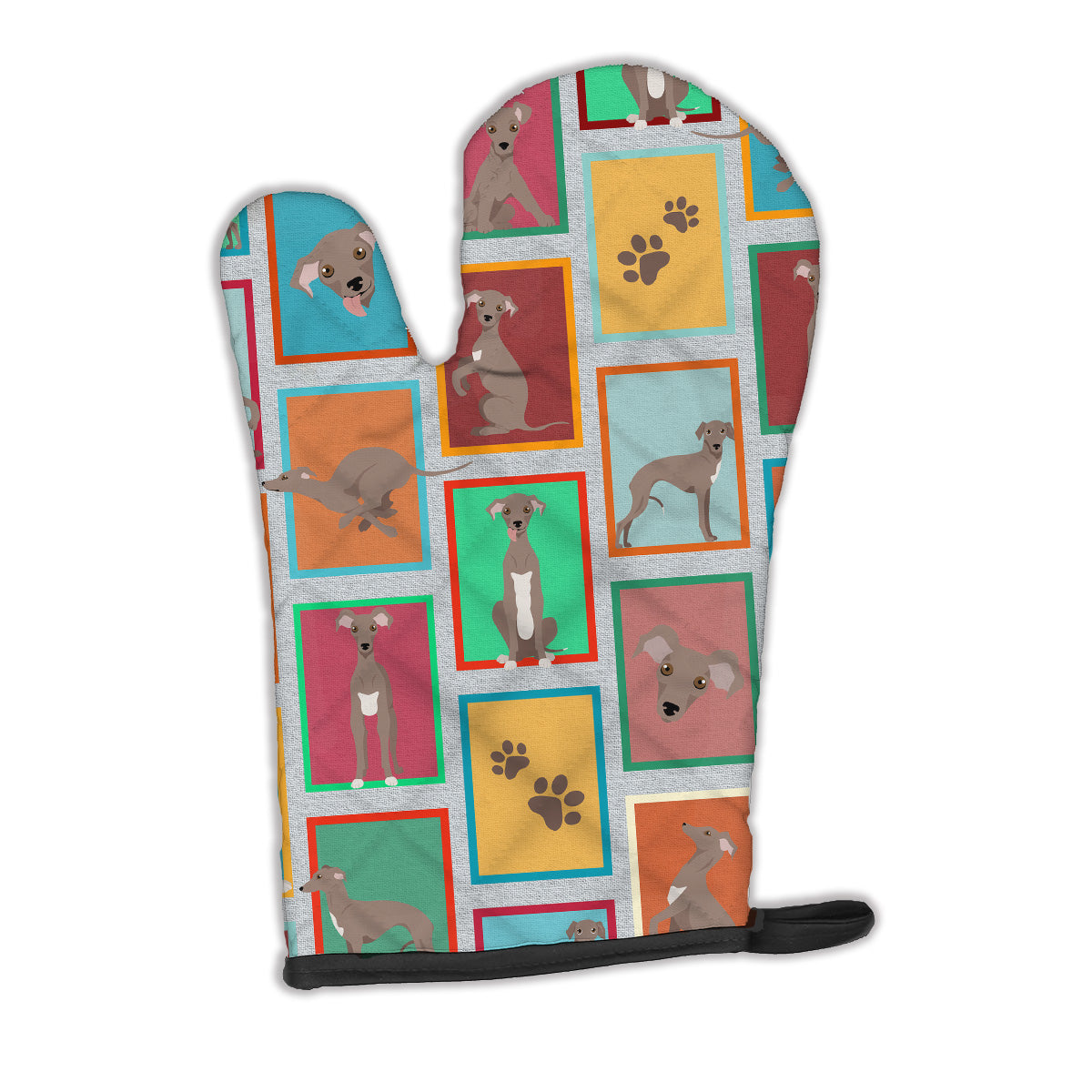 Lots of Fawn Italian Greyhound Oven Mitt  the-store.com.