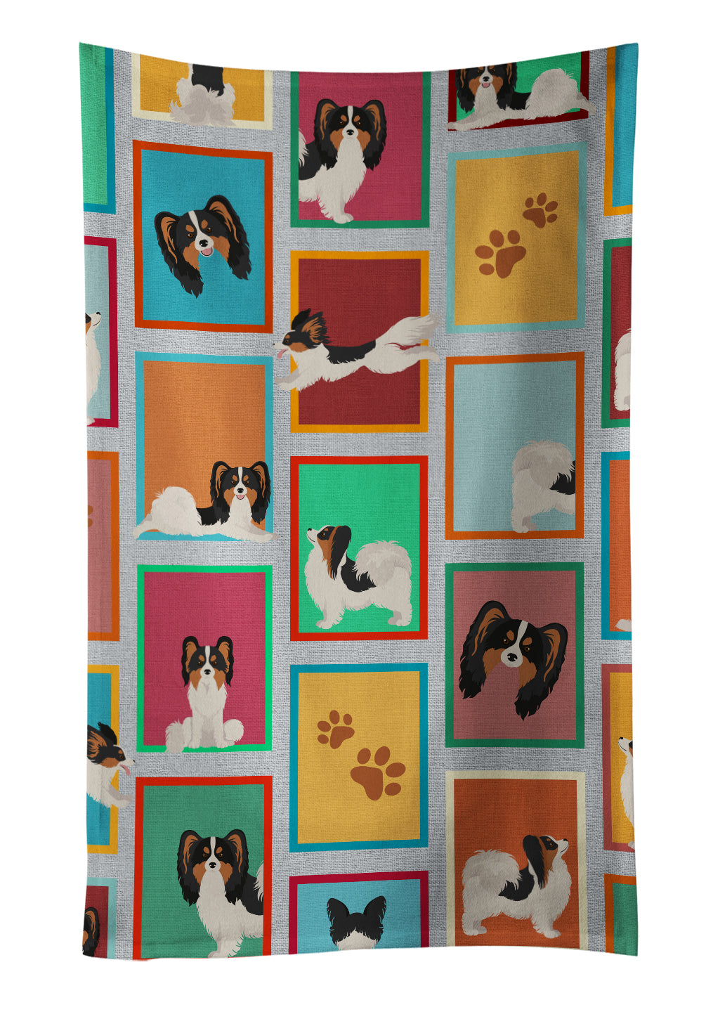 Buy this Lots of Tricolor Papillon Kitchen Towel