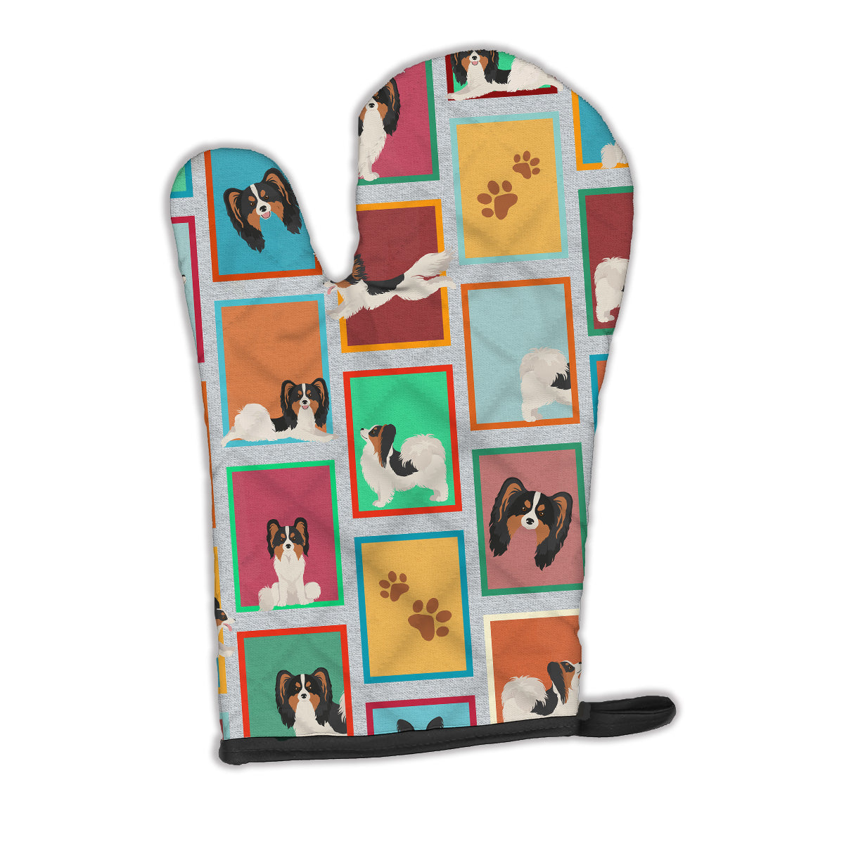 Lots of Tricolor Papillon Oven Mitt  the-store.com.