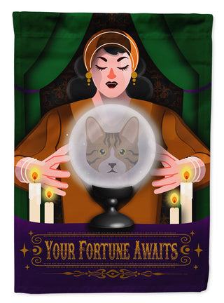 Caroline's Treasures Dragon Li Cat Halloween Garden Flag