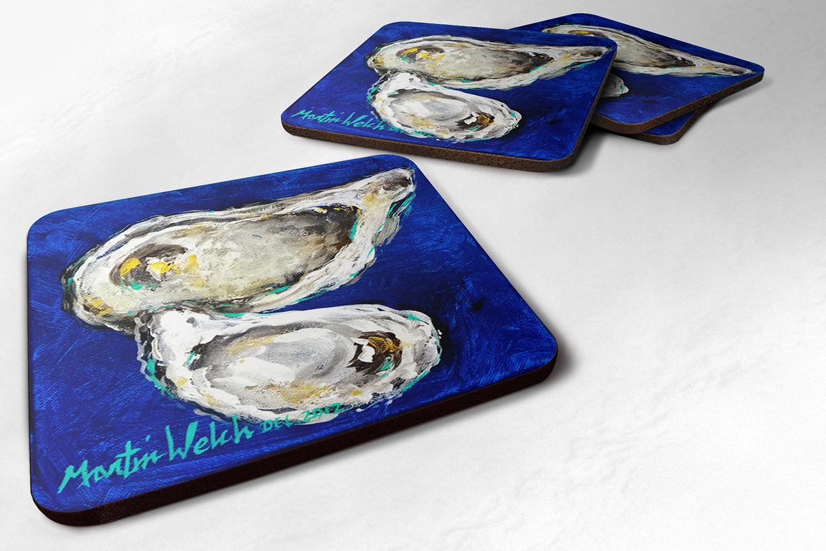 Set of 4 Oyster Ate Dat Foam Coasters - the-store.com