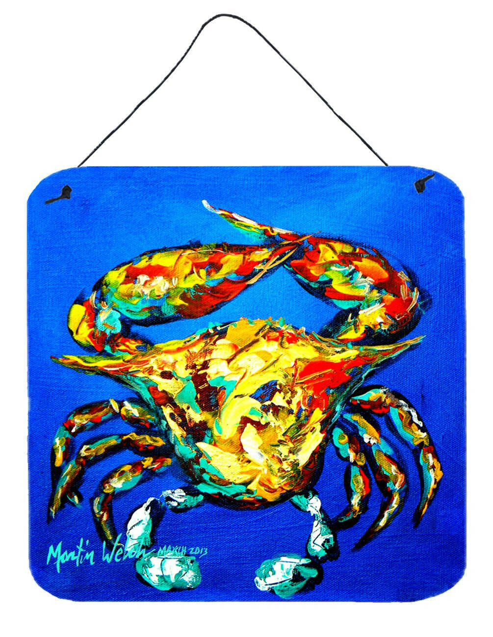Crab Criss Crow Aluminium Metal Wall or Door Hanging Prints by Caroline&#39;s Treasures