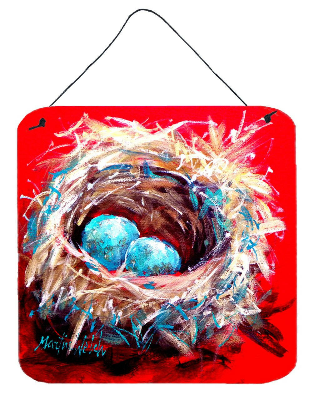 Bird Egg-Stra Speical Aluminium Metal Wall or Door Hanging Prints by Caroline&#39;s Treasures