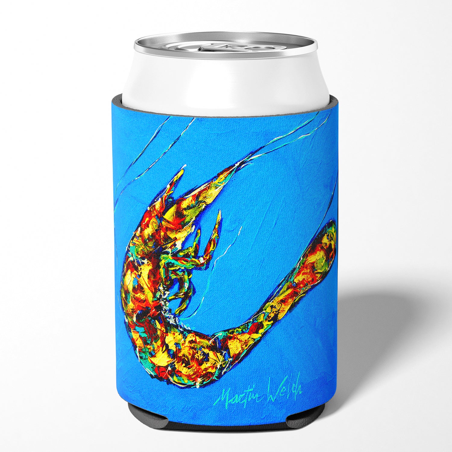 Shrimp Felix Can or Bottle Beverage Insulator Hugger