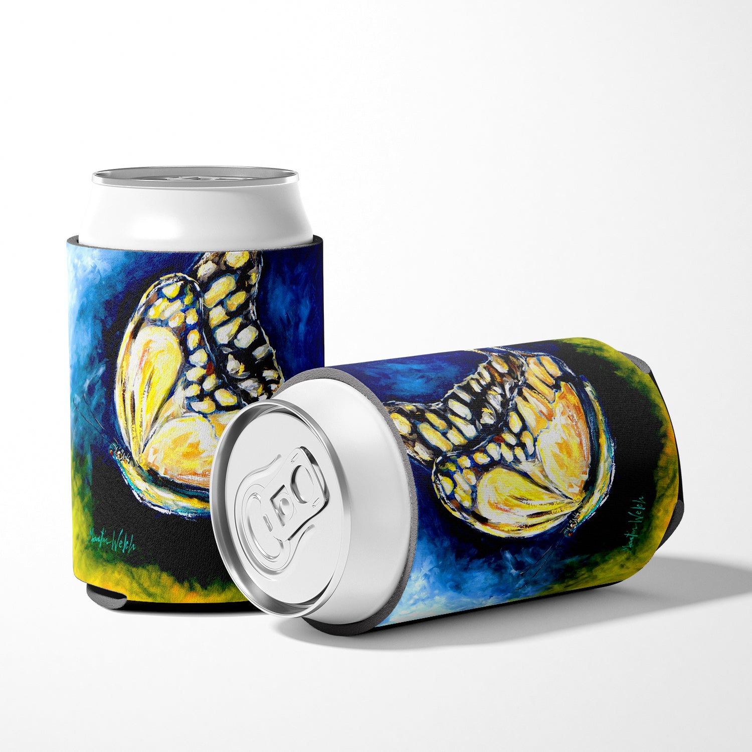 Insect - Butterly Forward Motion Can or Bottle Beverage Insulator Hugger.