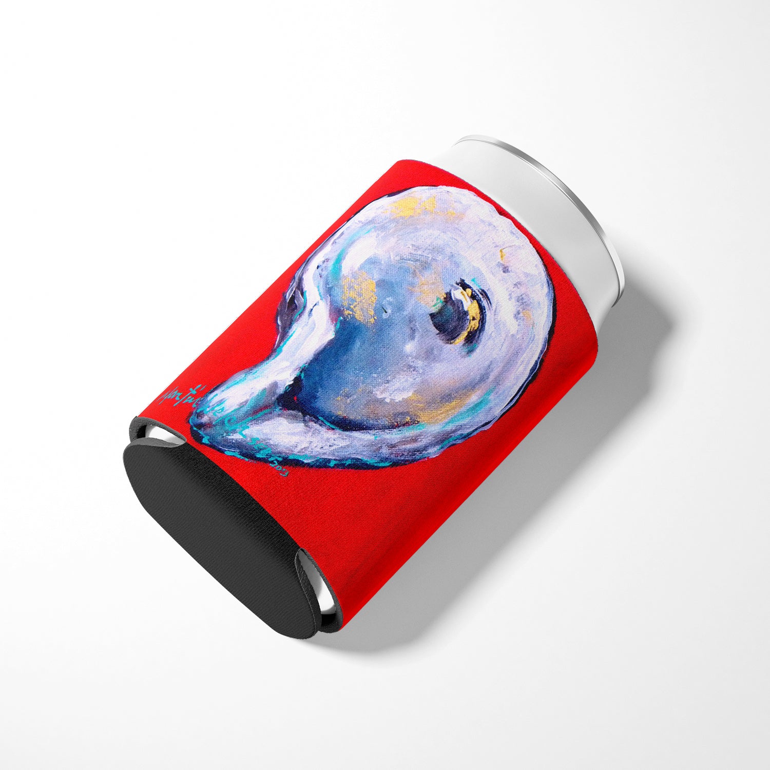 Oyster Wiggle My Shell Can or Bottle Beverage Insulator Hugger