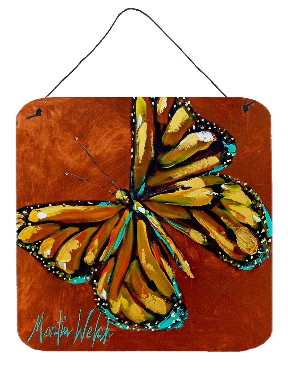 Insect - Butterly Butterfy Aluminium Metal Wall or Door Hanging Prints by Caroline&#39;s Treasures