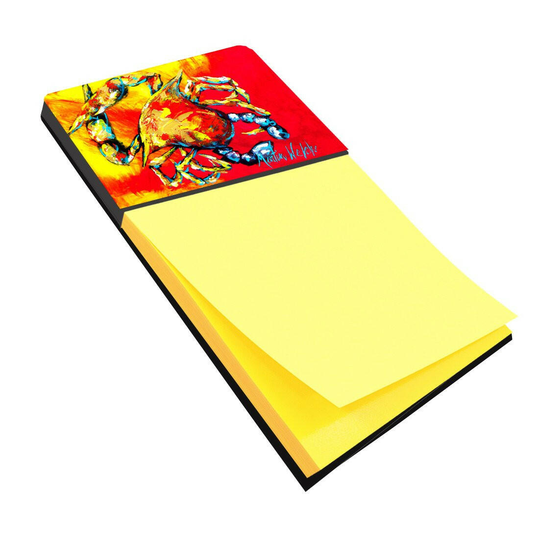 Crab Hot Dang Refiillable Sticky Note Holder or Postit Note Dispenser MW1086SN by Caroline's Treasures