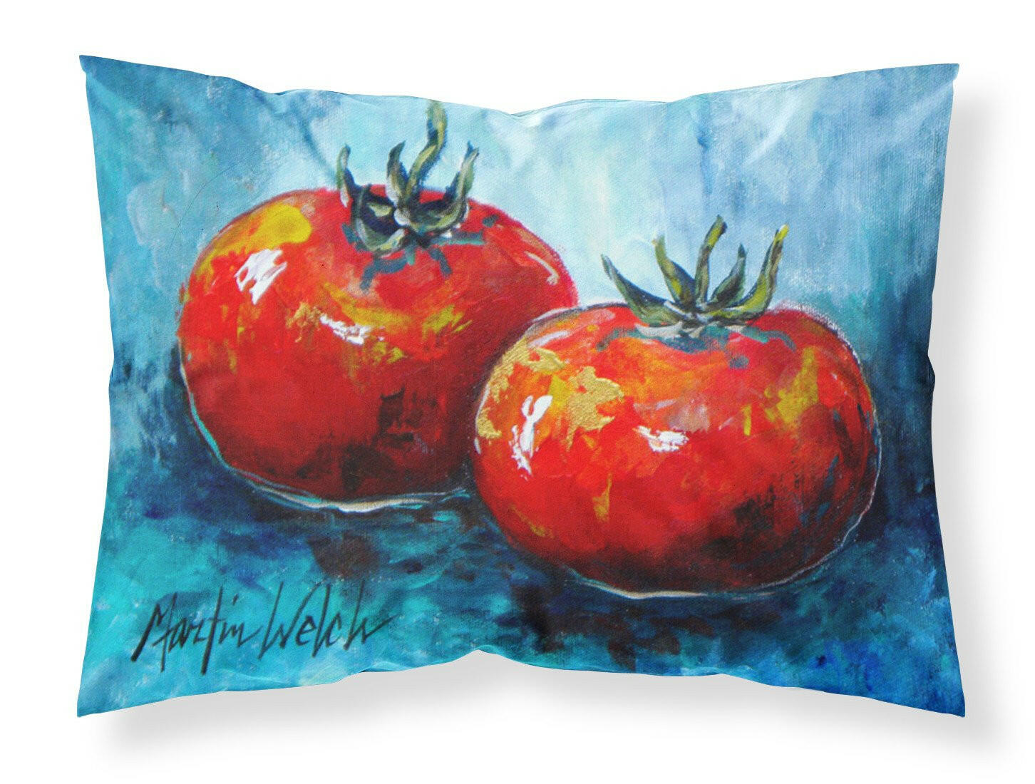Vegetables - Tomatoes Red Toes Moisture wicking Fabric standard pillowcase by Caroline's Treasures