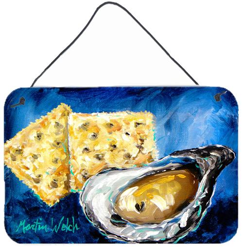 Oysters Two Crackers Aluminium Metal Wall or Door Hanging Prints by Caroline&#39;s Treasures