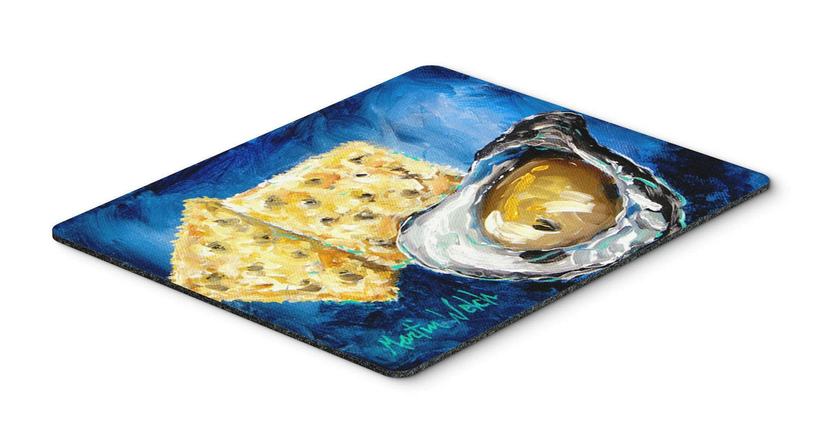 Oysters Two Crackers Mouse Pad, Hot Pad or Trivet by Caroline&#39;s Treasures