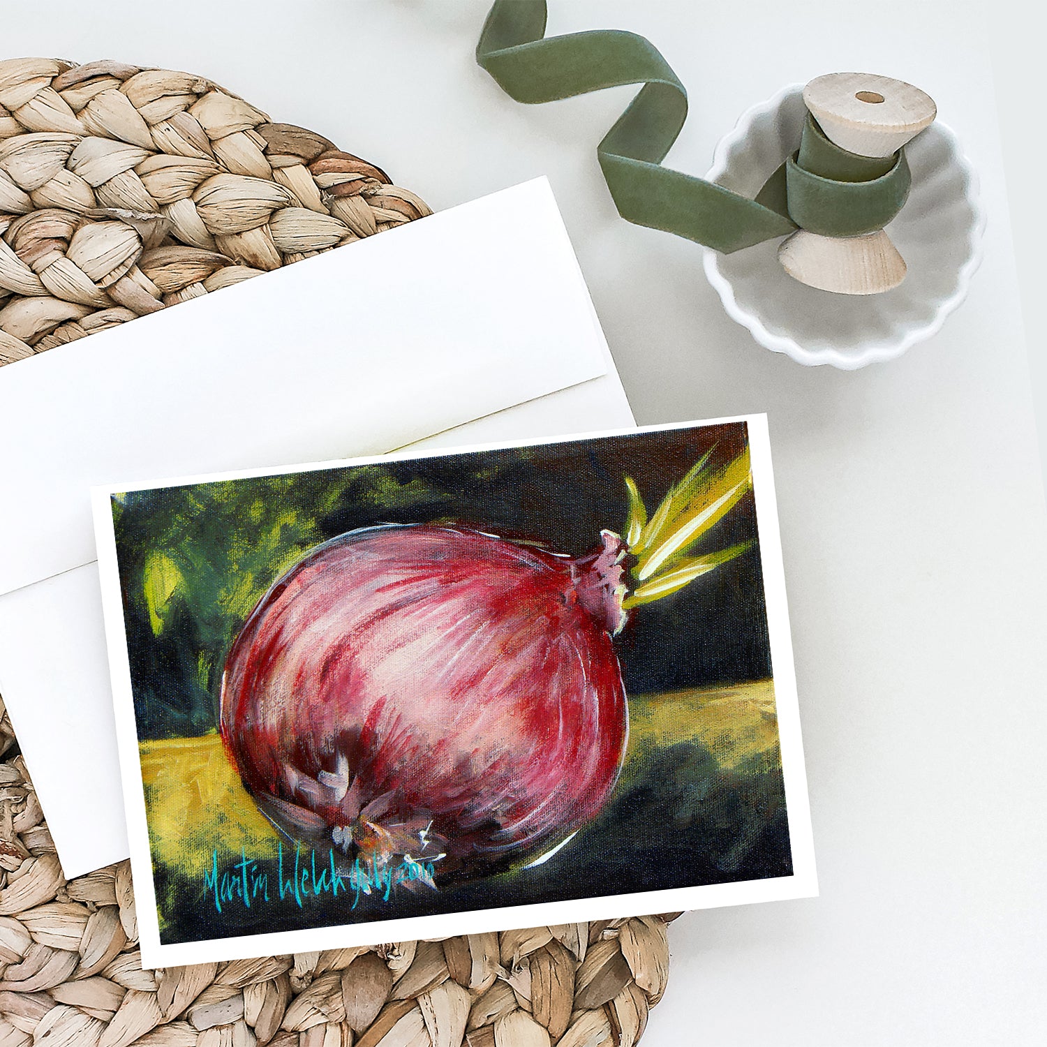 Buy this Vegetables - Onion One-Yun Greeting Cards Pack of 8