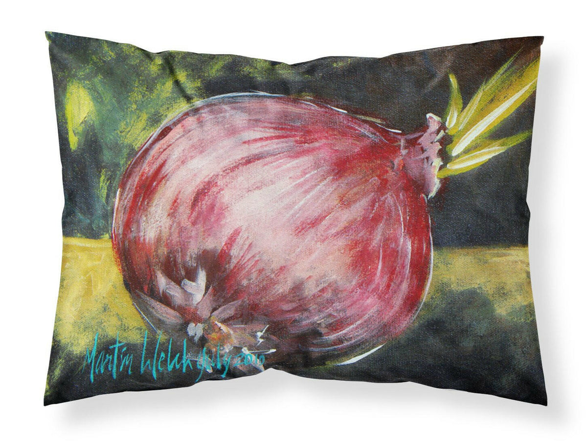 Vegetables - Onion One-Yun Moisture wicking Fabric standard pillowcase by Caroline&#39;s Treasures