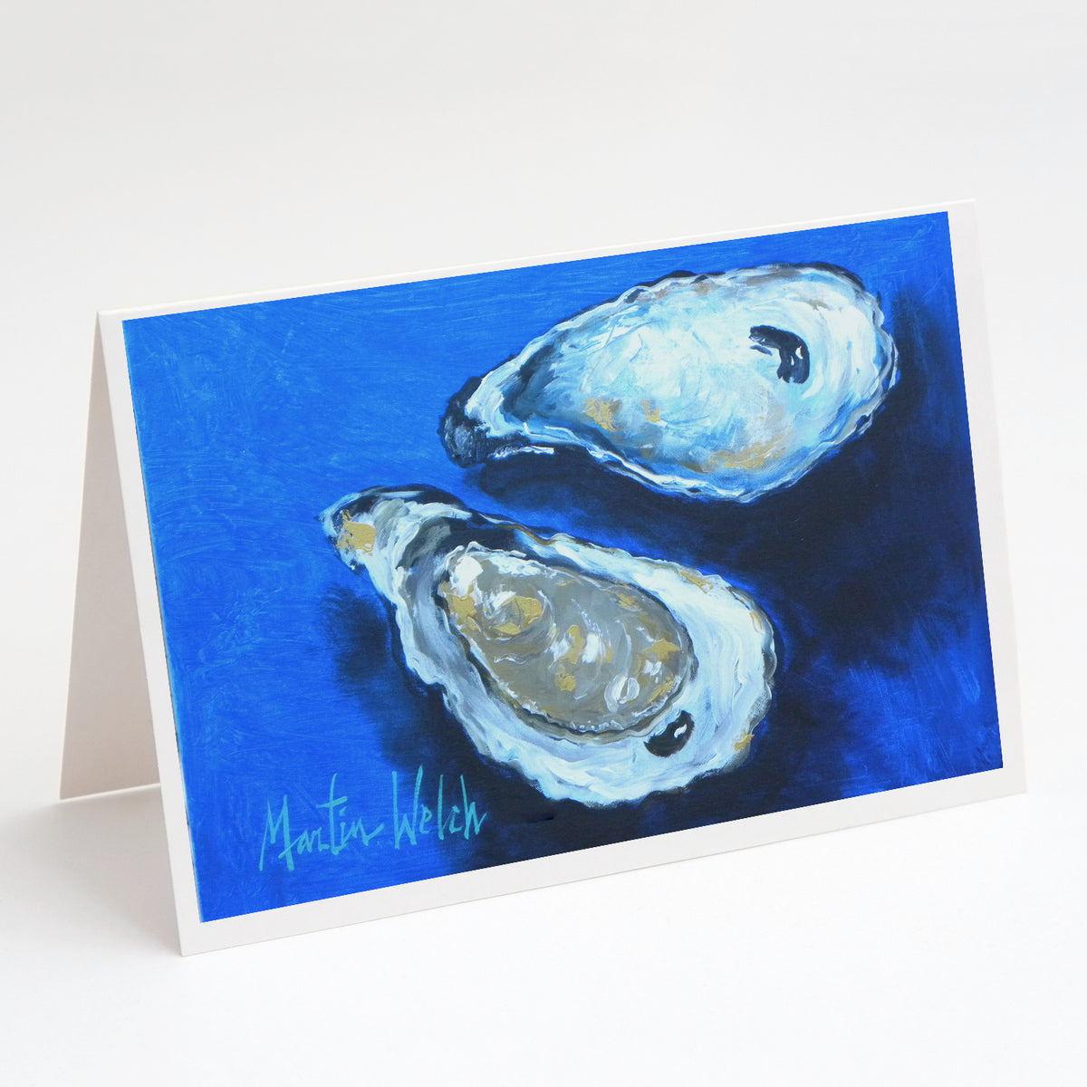 Buy this Oysters Seafood Four Greeting Cards Pack of 8