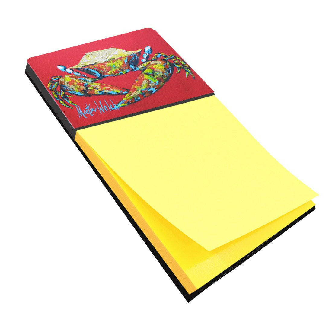 Crab Seafood One Refiillable Sticky Note Holder or Postit Note Dispenser MW1096SN by Caroline's Treasures