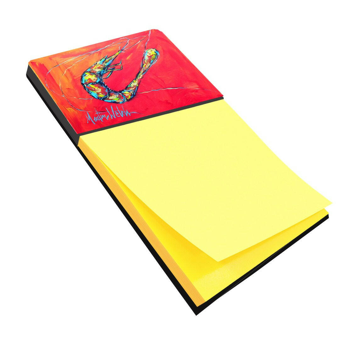 Shrimp Seafood Three Refiillable Sticky Note Holder or Postit Note Dispenser MW1097SN by Caroline's Treasures