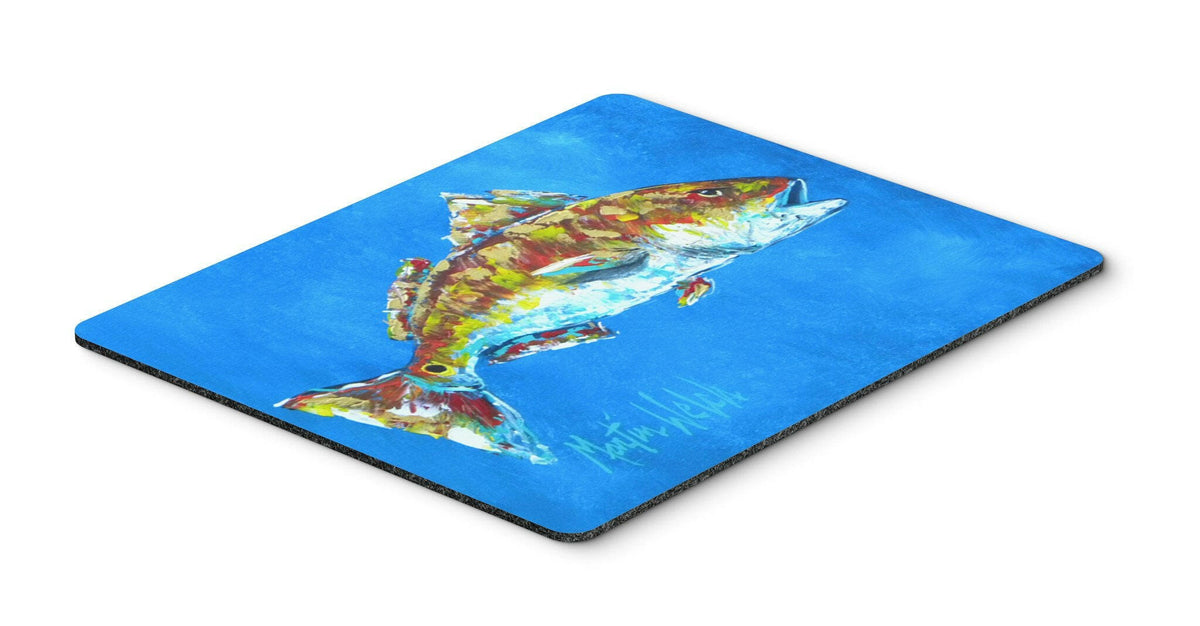 Fish - Red Fish Seafood Two Mouse Pad, Hot Pad or Trivet by Caroline&#39;s Treasures